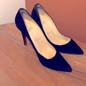 Authentic Christian Louboutin 100mm Pigalle Suede